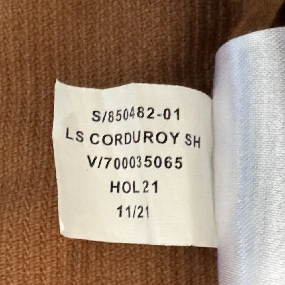 Banana Republic Corduroy Brown Button Front Shaket Chore Farm Jacket Size Medium - Picture 13 of 13